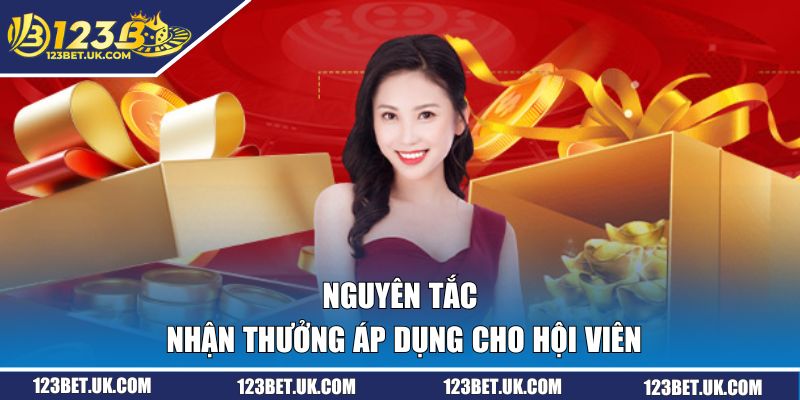 Nguyên tắc nhận thưởng áp dụng cho hội viên