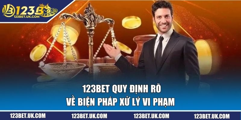 123BET quy định rõ về biện pháp xử lý vi phạm