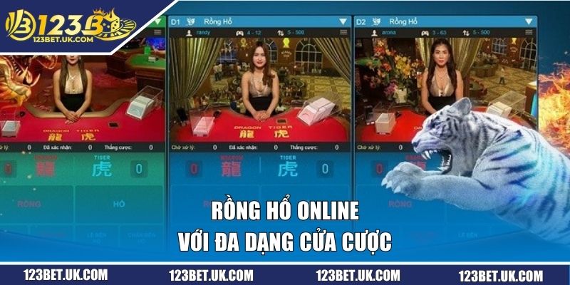 Rồng Hổ - Cập Nhật Luật Chơi Chi Tiết Cho Người Mới 2 Rồng Hổ online với đa dạng cửa cược
